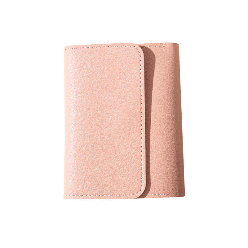 Women's Fashion Simple Off Short Style Multiple Card Holder