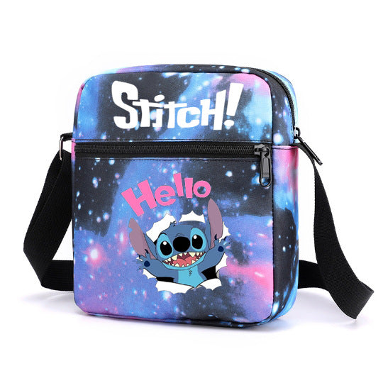 Comfortable Graceful Star Stitch Lunch Box Elementary School Students' Schoolbags