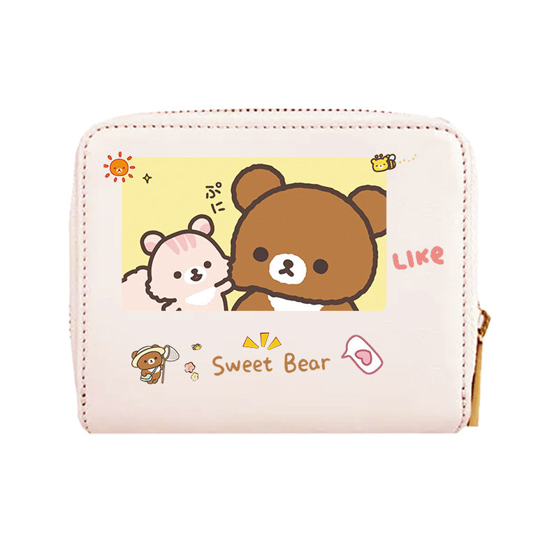 Women's Cute Advanced Compact Large Capacity Korean Coin Purses