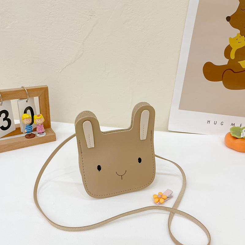 Décoration de lapin, petits sacs à bandoulière pour enfants, petit garçon de dessin animé