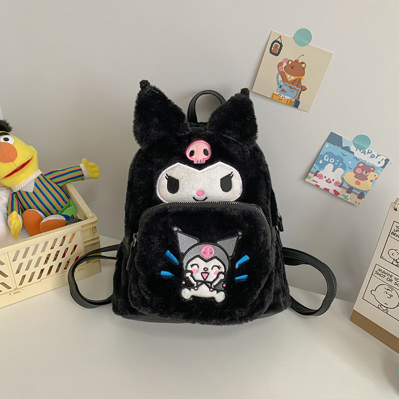 Children's Cute Cartoon Street Mini Sweet Cat Backpacks