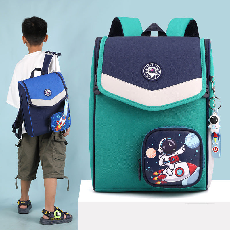 Cartoon Boy Large Capacity For Class Kindergarten School Bags