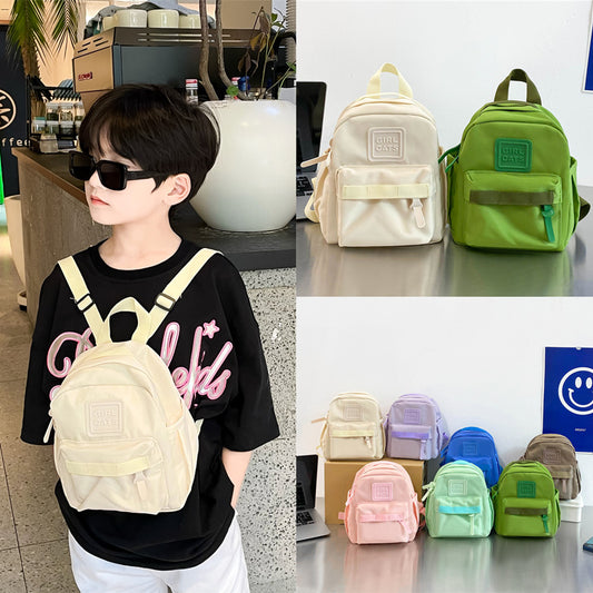 Children's Boys Trendy Large Capacity Portable Burden Kindergarten School Bags