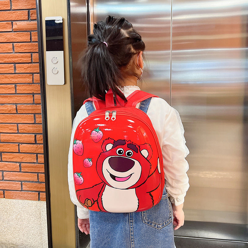 Children's Boy Duck Cute Hardshell Strawberry Bear Kindergarten School Bags