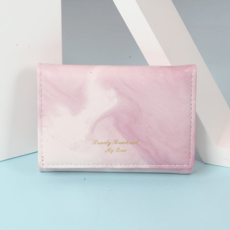 Women's Small Short Exquisite Mini Prepuce Advanced Gradient Ladies Wallets