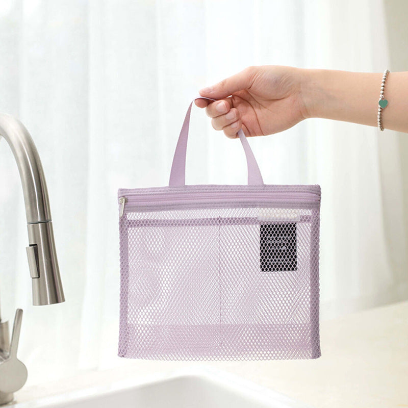 Portable Mesh Waterproof Bath Sundries Storage Travel Bags