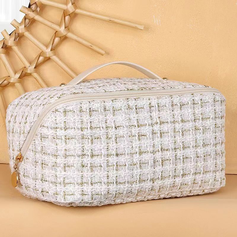 Capacity Convenient Pillow Super Hot Leather Cosmetic Bags