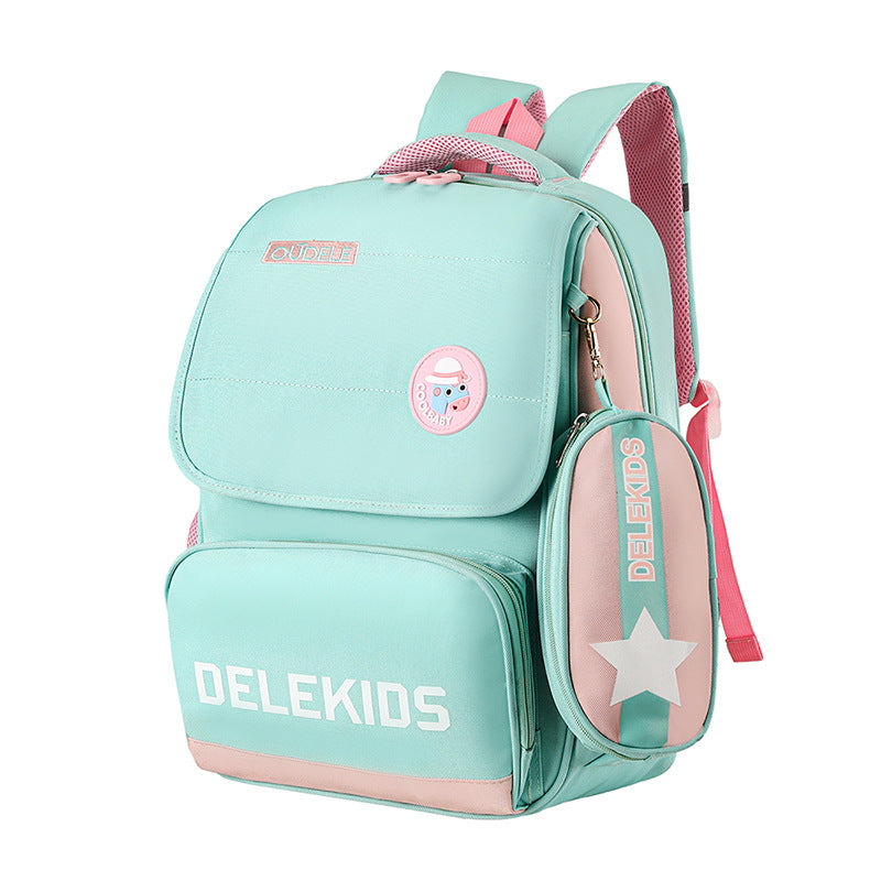 Lightweight Burden Alleviation Breathable Boys Spine Elementary School Students' Schoolbags