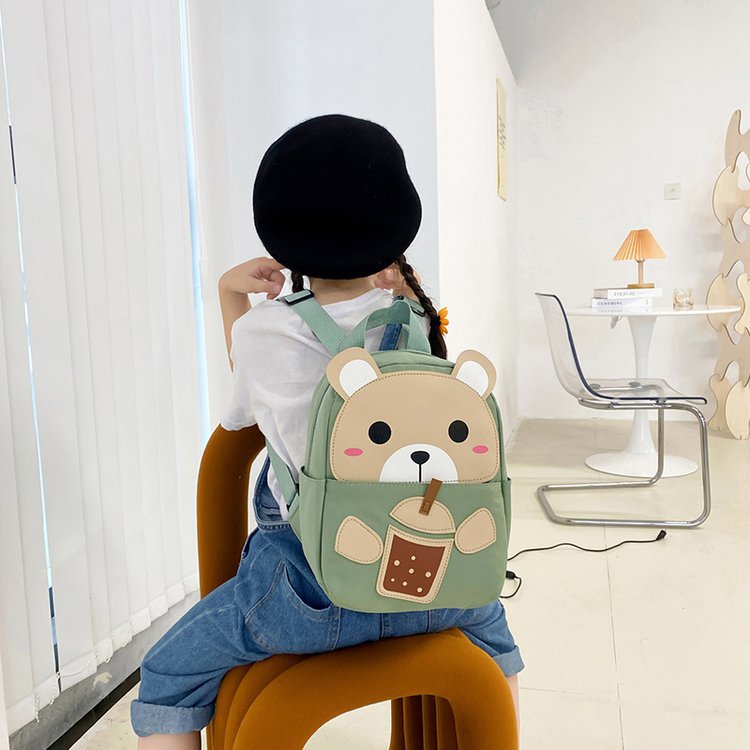 Children's Cartoon Boy Cute Bear Fashion Kindergarten School Bags