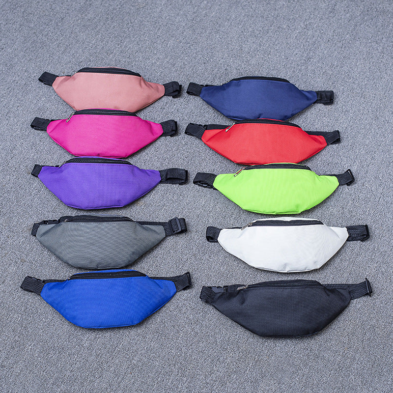 Women's & Men's & Simple Solid Color Waterproof Waist Packs