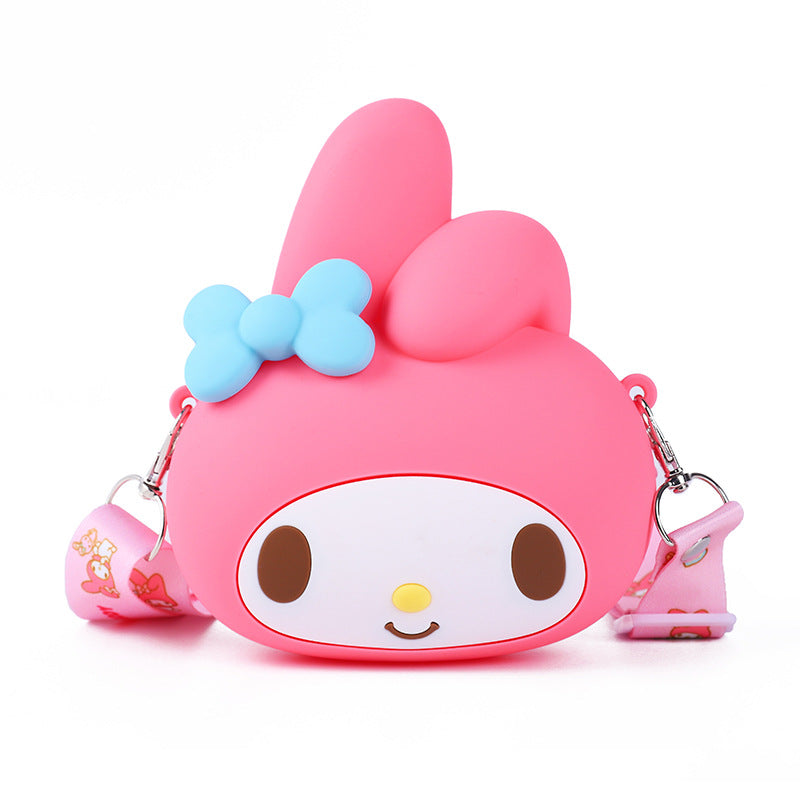 Authorized Hello Kitty Silicone Cartoon Melody Purses