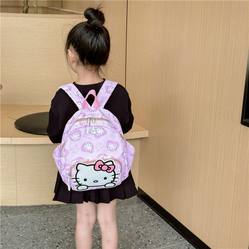 Children's Cartoon Cute Boys Burden Reduction Spine Children's Backpacks