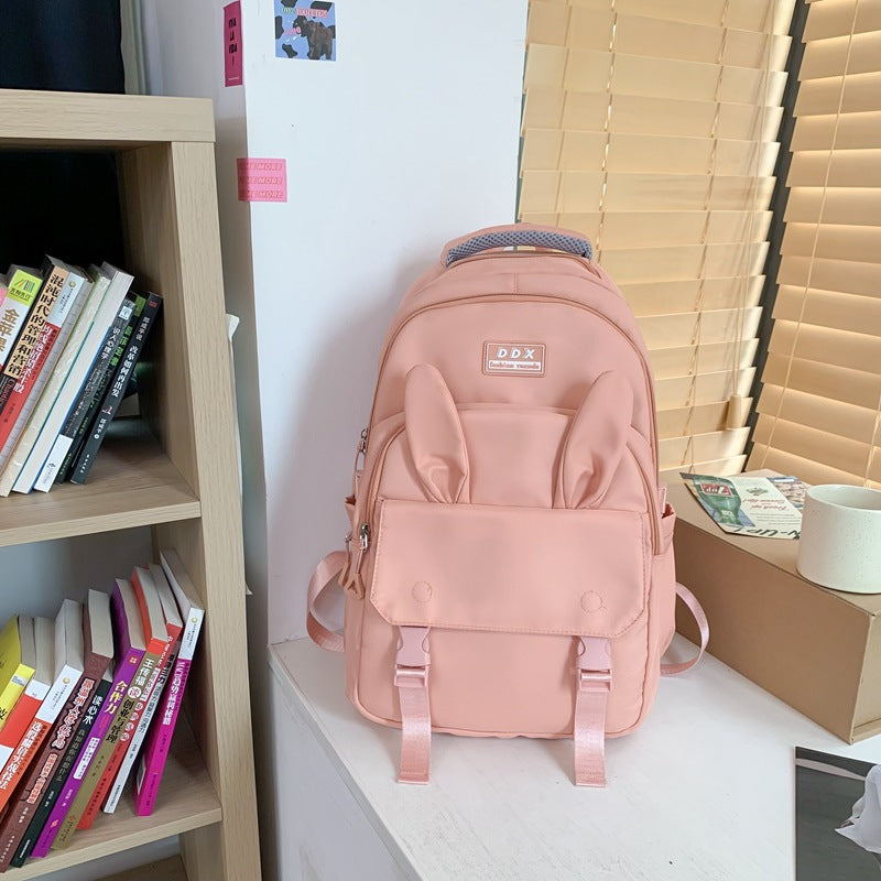 Heart Rabbit Ears Style Artistic High Backpacks