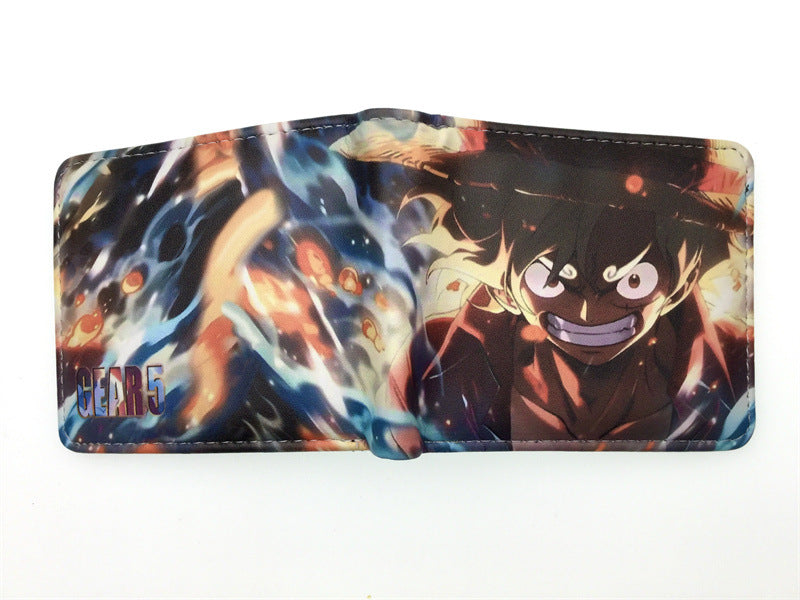 Piece Anime Peripheral Short Trendy Unique Ladies Wallets