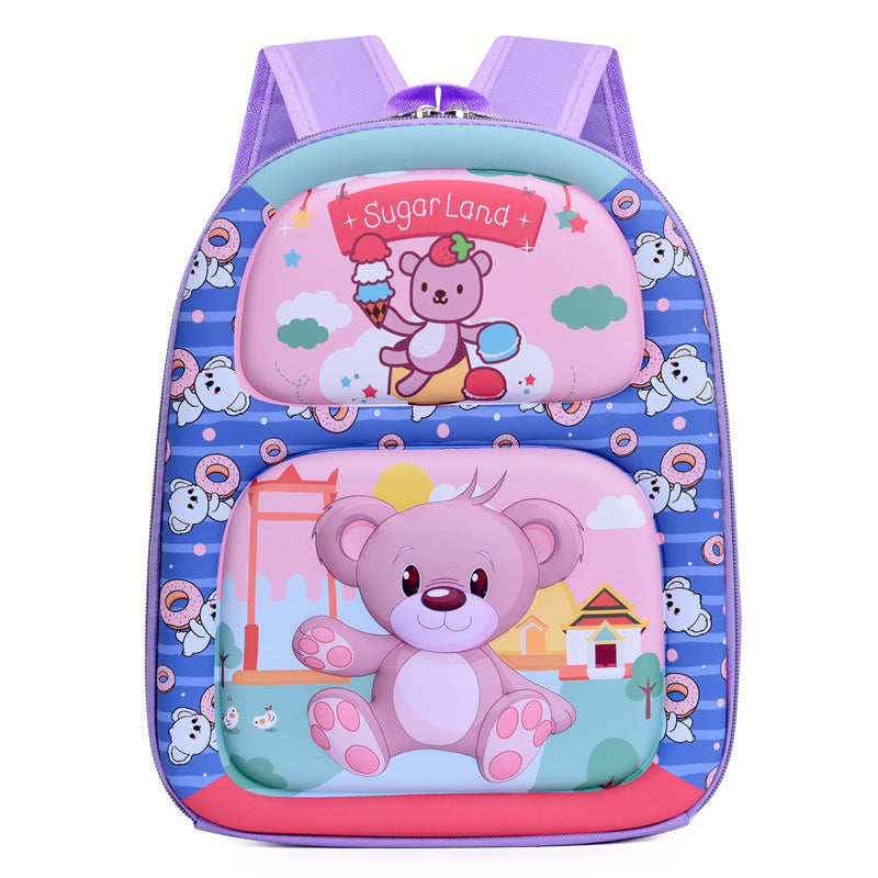 Children's Cartoon Animation Boys Eggshell Leisure Children's Backpacks