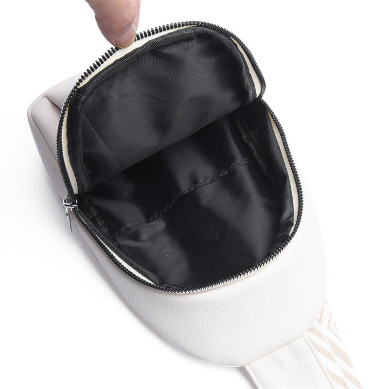 Women's Soft Leather Fashionable Riding Small Waist Packs