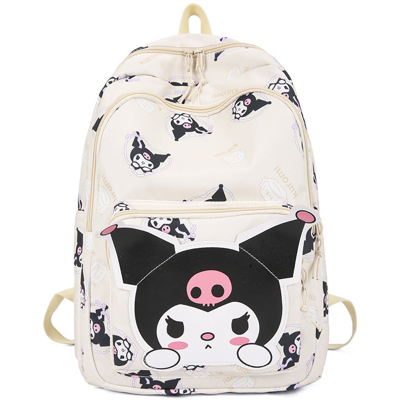 Cartoon Printed Primary Junior High Female Children's Backpacks