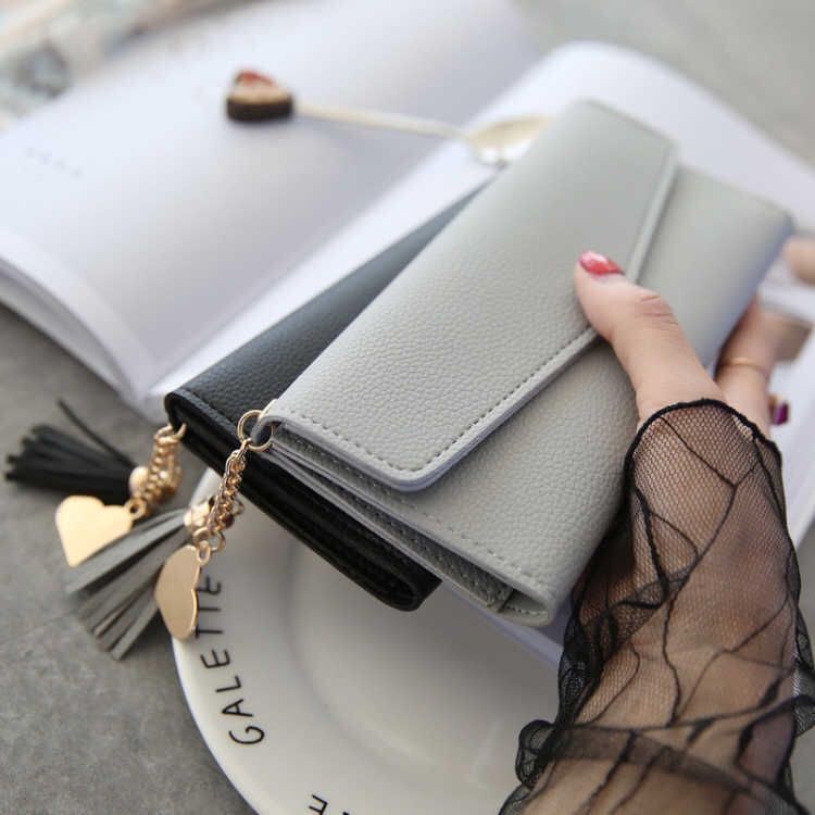 Female High Long Clutch Korean Style Ladies Wallets