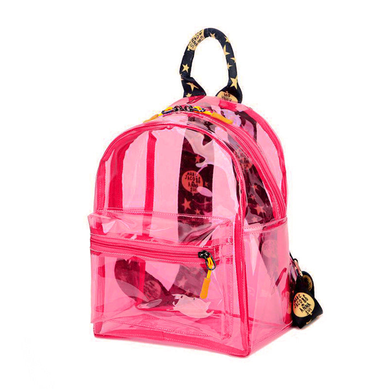 Slouchy Stylish Transparent Waterproof For Mini Backpacks