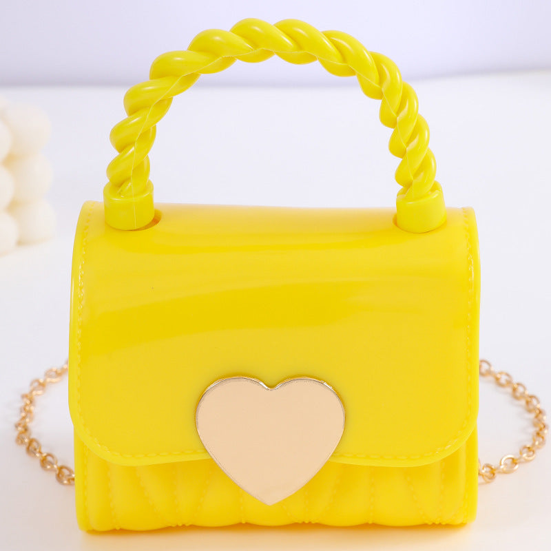 Children's Fashion Jelly Cute Little Chain Children's Shoulder Bags