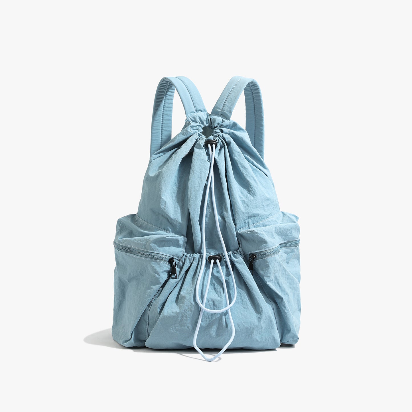 Petits sacs à dos en nylon plissés à la mode de toile artistique de loisirs