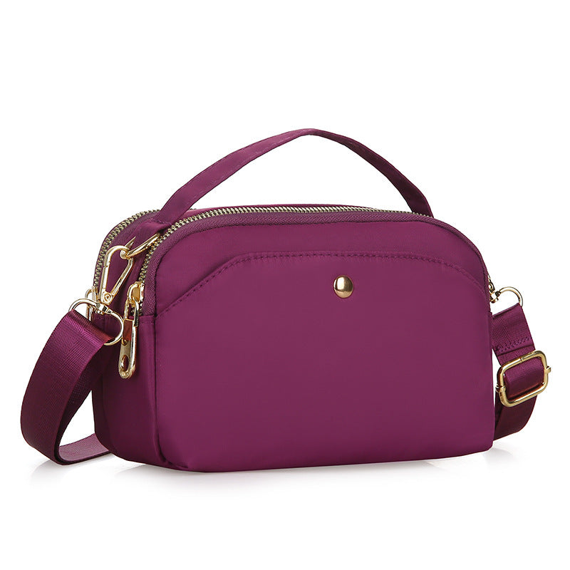 Women's Cloth Solid Color Small Large Capacity Crossbody Bags