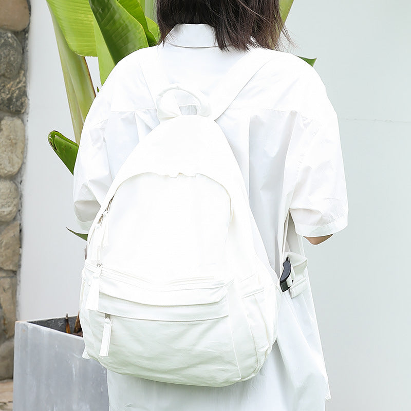 Sacs à dos de forêt de loisirs en toile usée lavée de style féminin