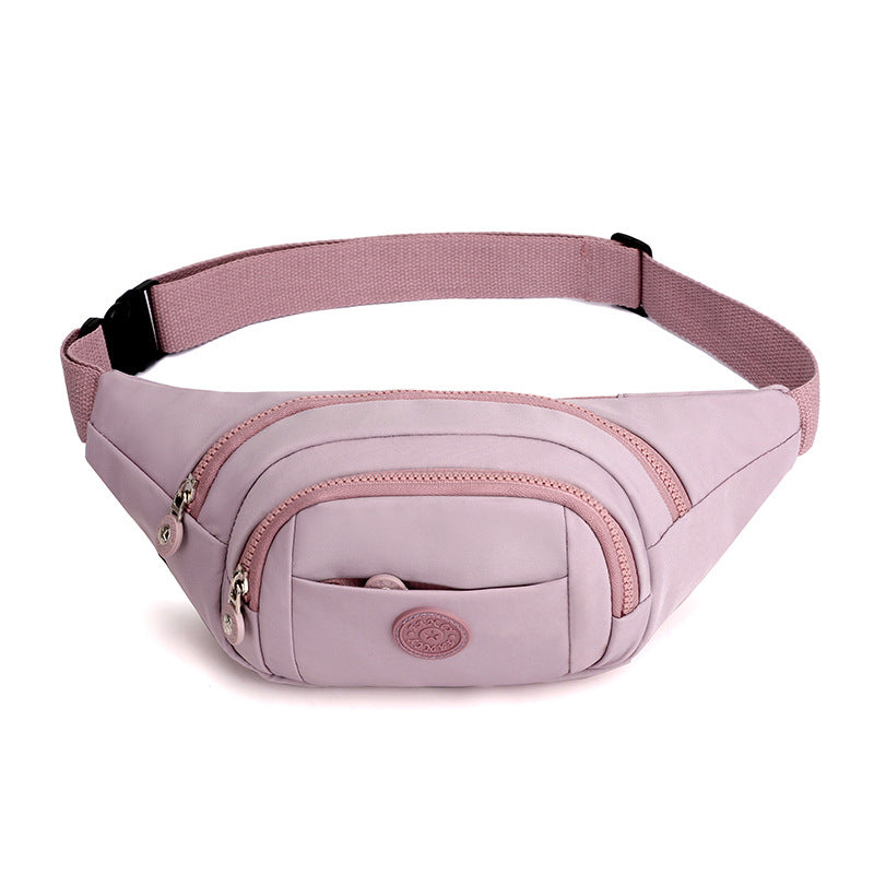 Women's Graceful Korean Fashion Printed Mobile Waist Packs