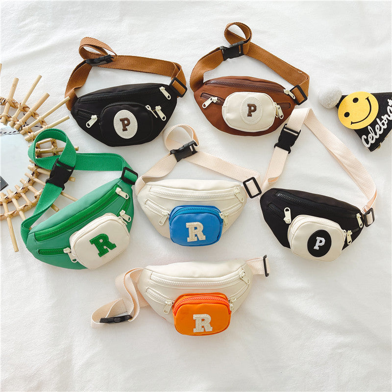 Children's Boyish Look Korean Style Accessory Going Children's Waist Packs