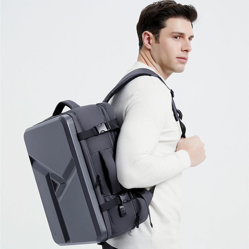 Men's Hard Shell Business Computer Thickened Fashion Backpacks