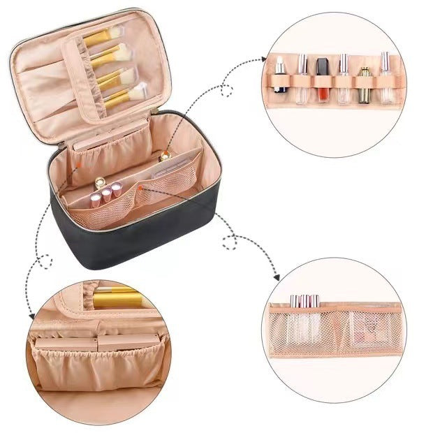 Women's Large Capacity Cosmetics Storage Portable Toiletry Cosmetic Bags