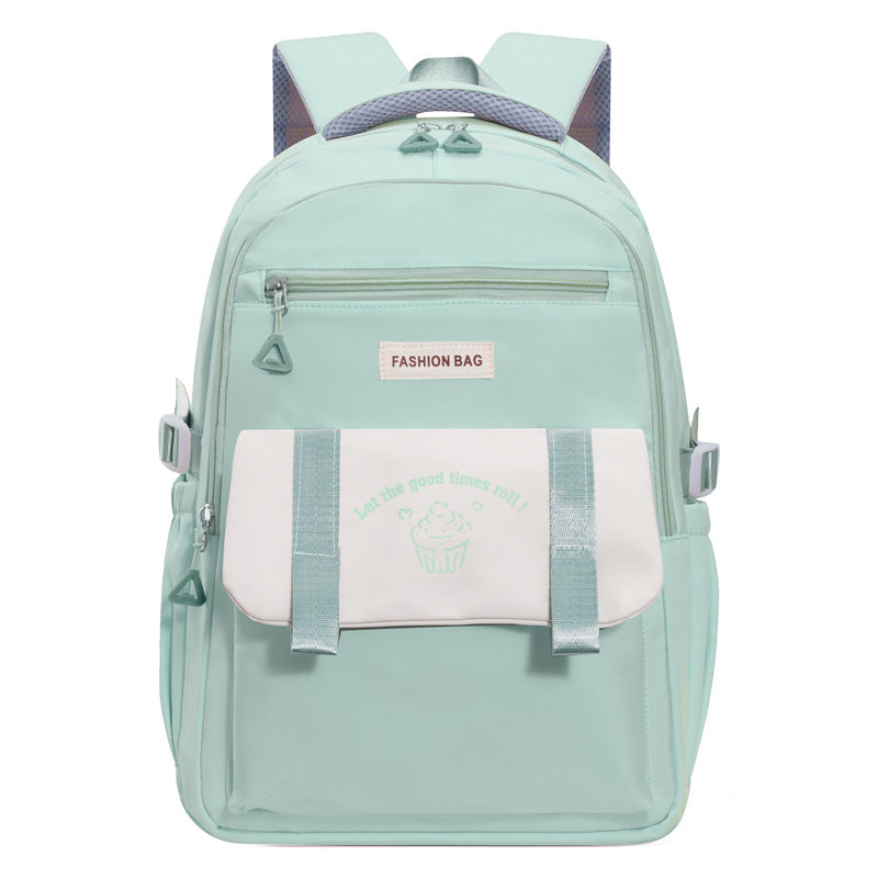 Junior's Large Capacity Simple Style Three Elementary School Students' Schoolbags