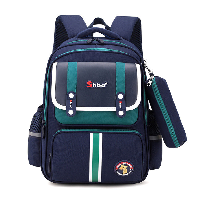 Children's Primary Grade Lightweight Burden Alleviation Spine Elementary School Students' Schoolbags