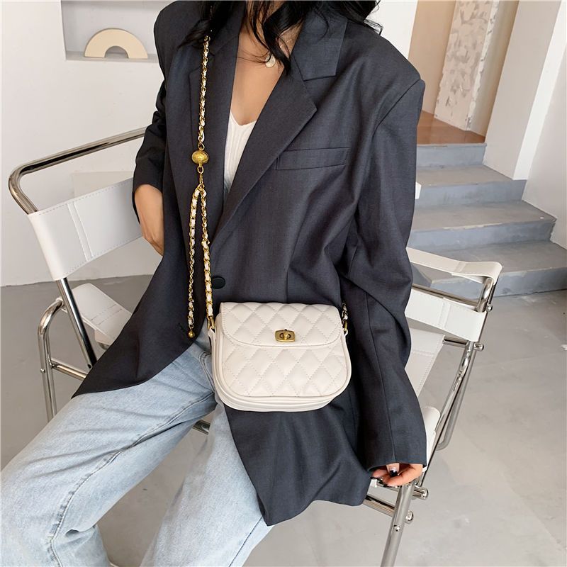 High-grade Rhombus Chain Small Trendy Female Crossbody Bags