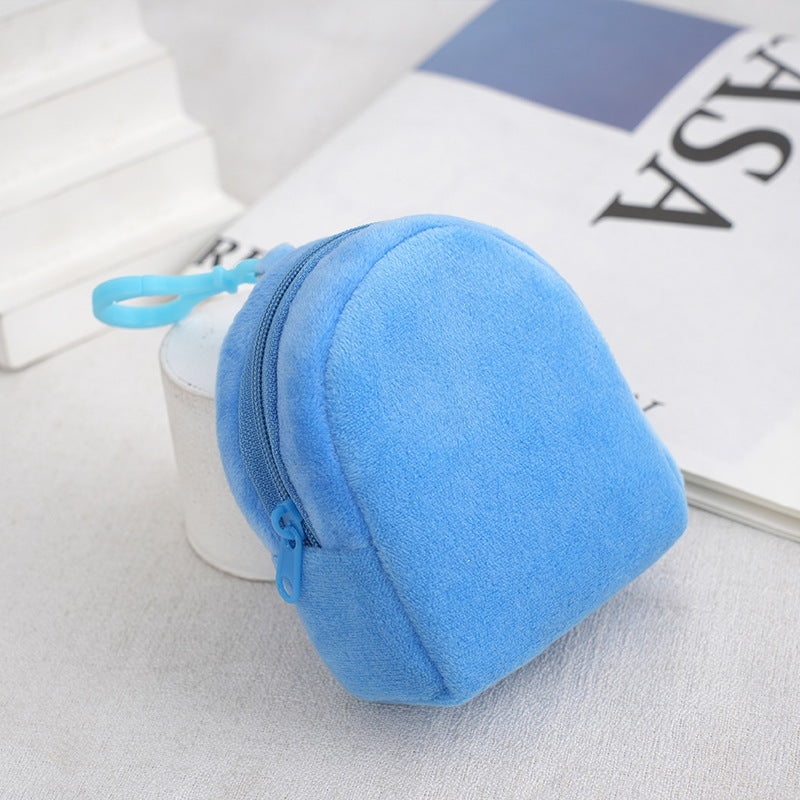 Candy Color Plush Small Solid Simple Bags