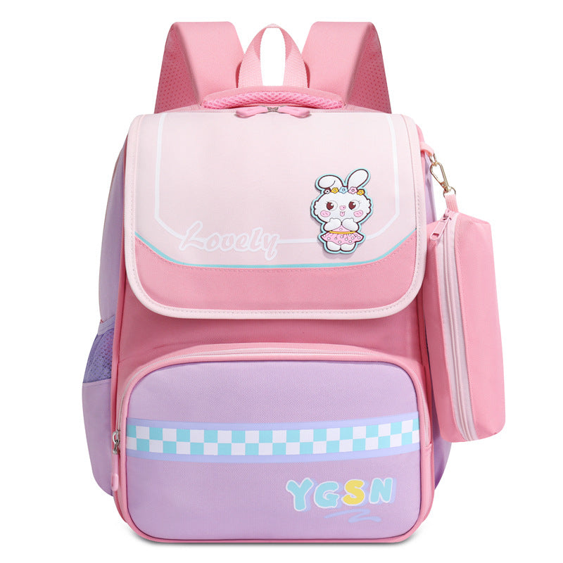 Primary Grade Large Capacity Strap Pencil Elementary School Students' Schoolbags