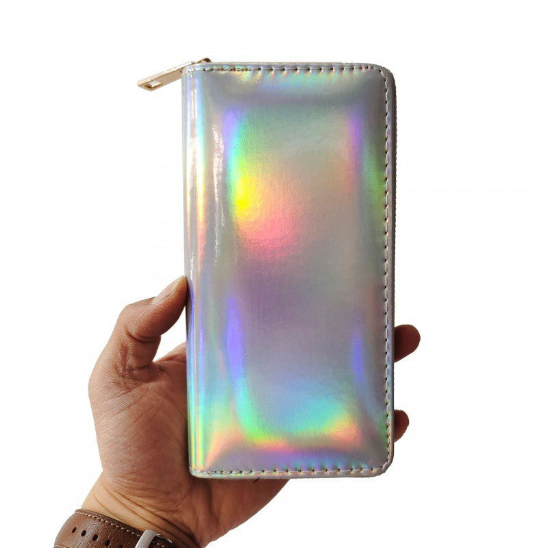 Classic Fashion Creative Colorful Laser Long Ladies Wallets