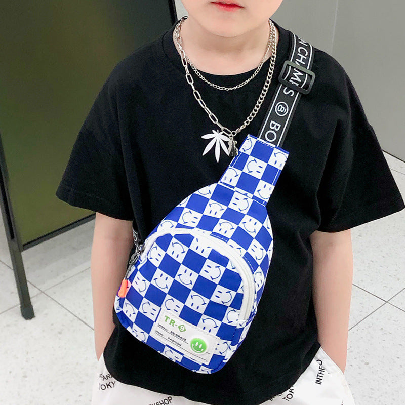 Children's Boy Handsome Korean Fashion Solid Color Children's Waist Packs