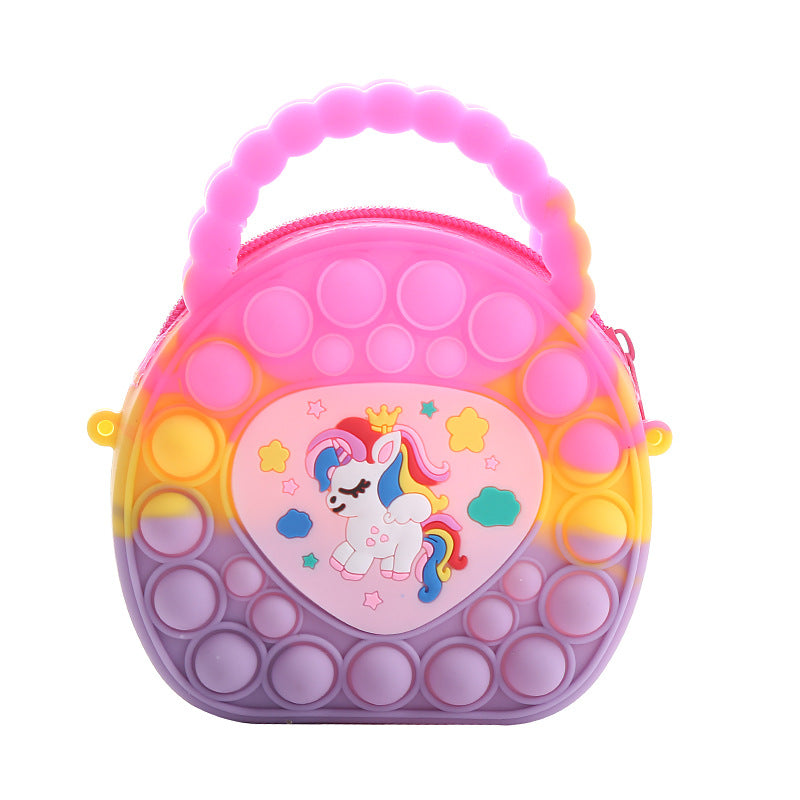 Killer Pioneer Cartoon Princess Silicone Decompression Coin Purses