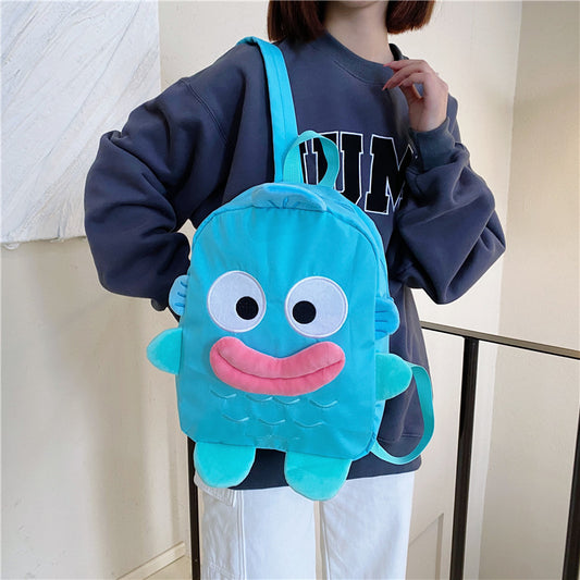 Children's Cute Cartoon Anime Large Capacity Ugly Children's Backpacks