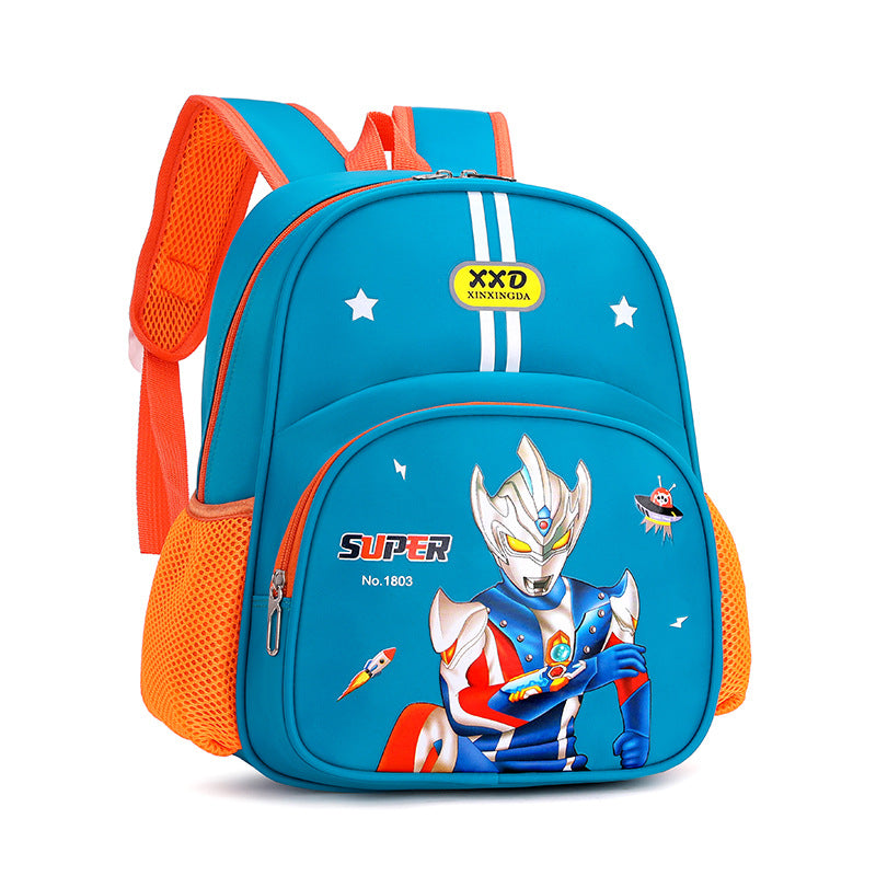 Cartoon Boys First-class Cute Lightweight Primary Kindergarten School Bags