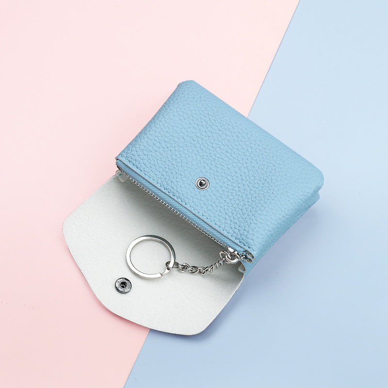 Women's Simple Pocket Small Mini Zipper Coin Purses