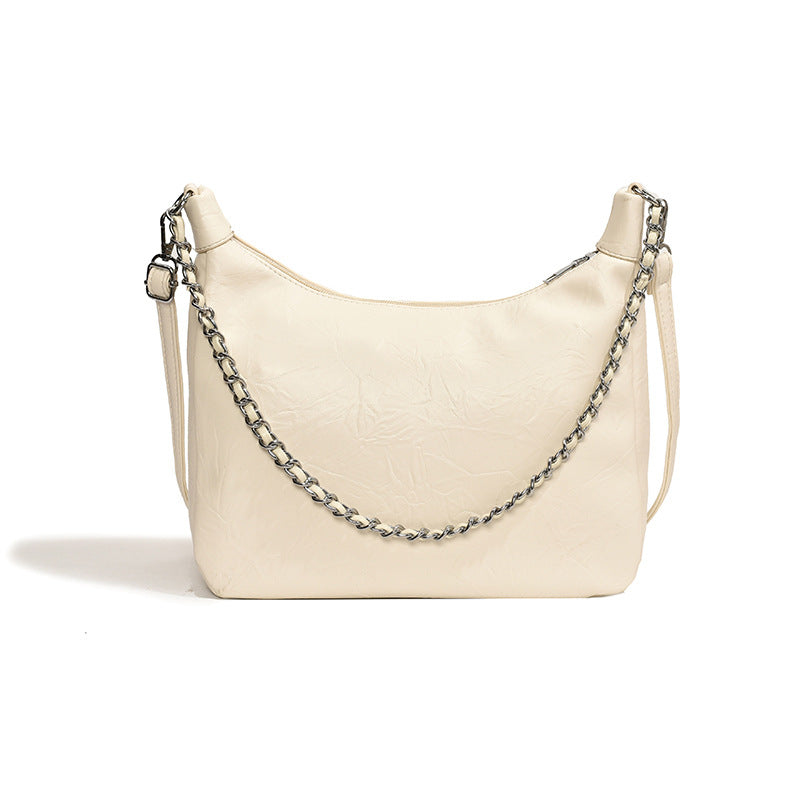 Chain Underarm Simple Tote Female Large Shoulder Bags