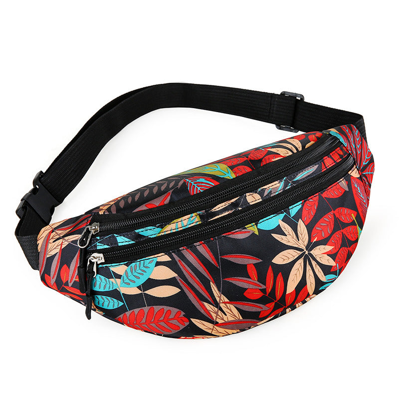 Women's Nylon Close-fitting Mobile Summer Fashion Camouflage Waist Packs