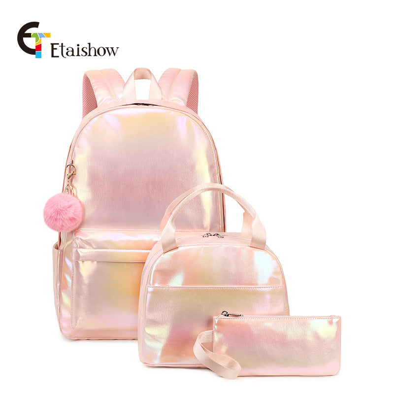 Three-piece Starry Sky Iti Printing Primary Elementary School Students' Schoolbags