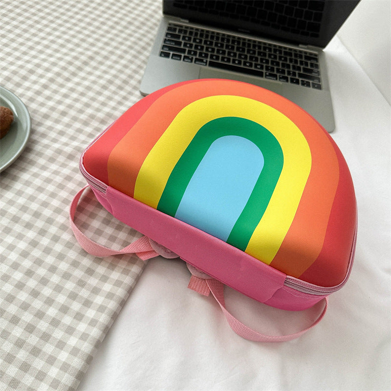 Children's Korean Rainbow Burden Reduction Donut Boys Children's Backpacks