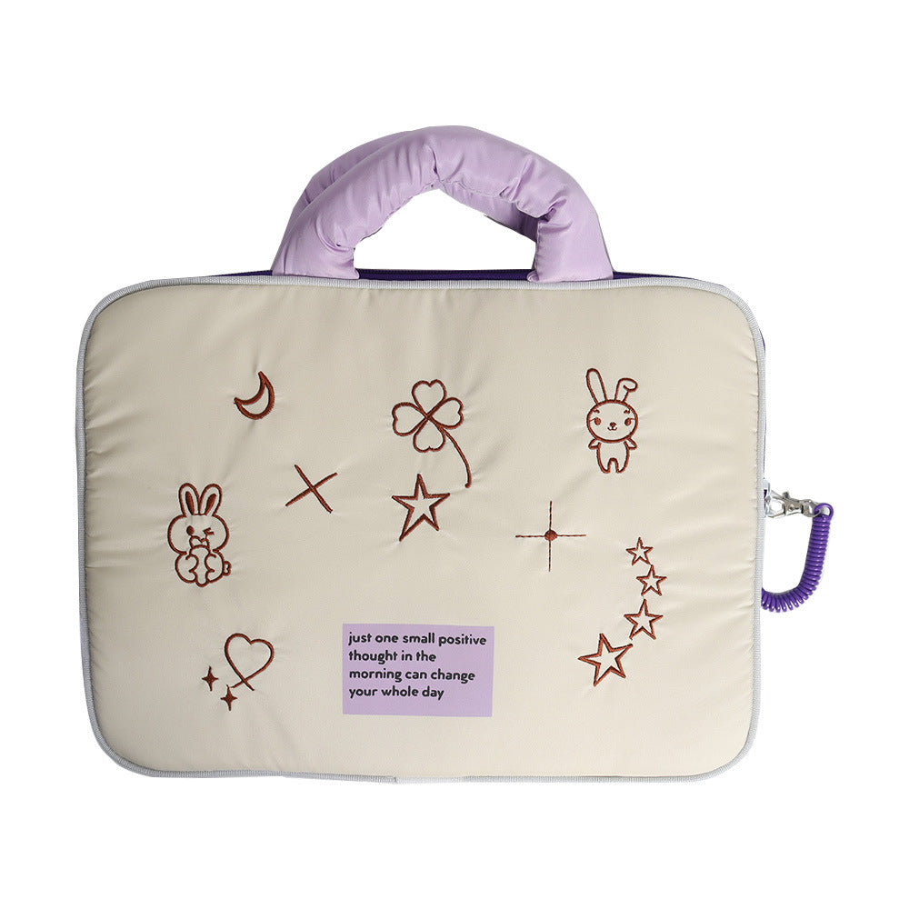 Sacs pour ordinateur portable de poche de mode de broderie d'ordinateur portable antichoc d'espace