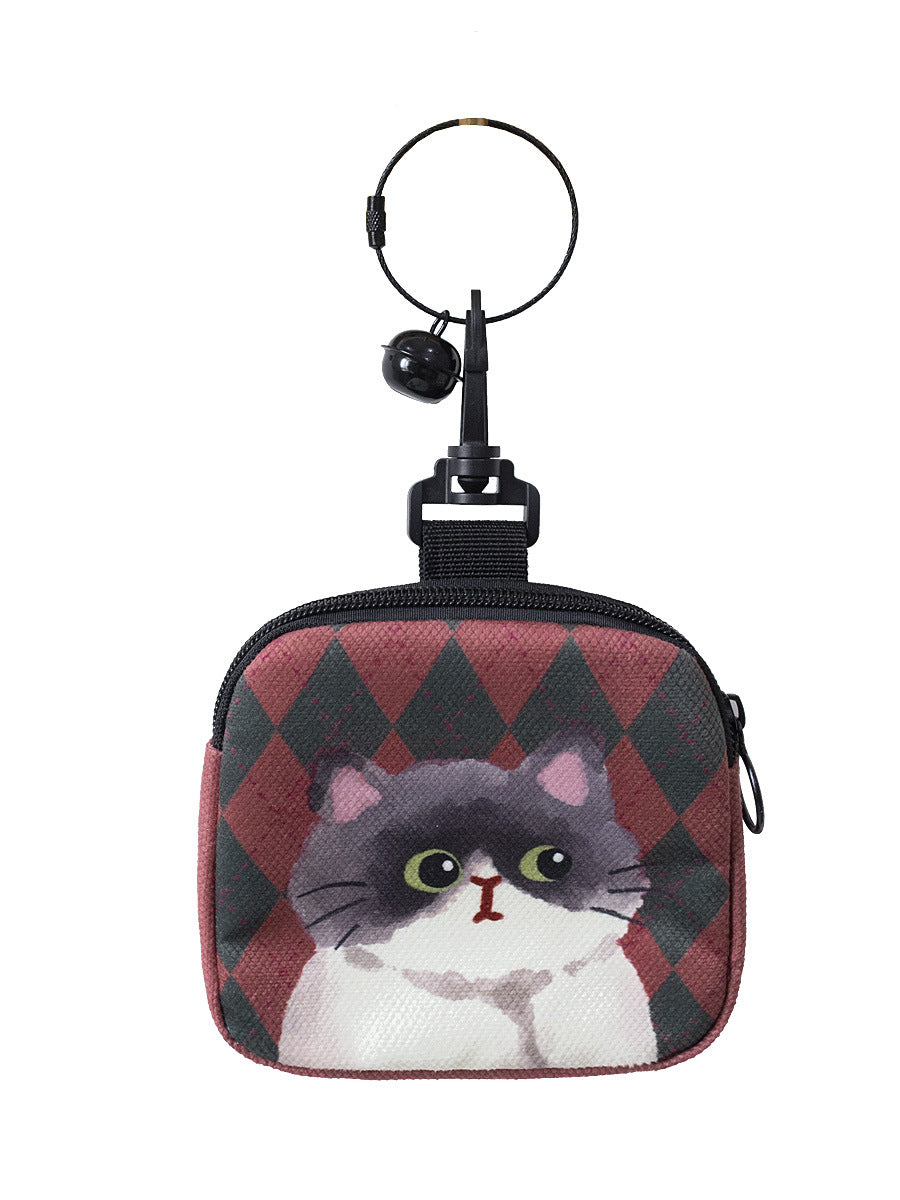 Children's Lovely Hanging Piece Pendant Plush Sanitary Purses