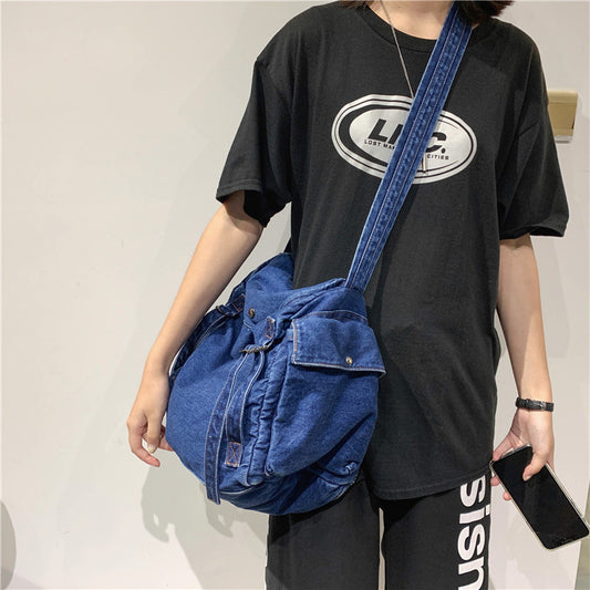 Denim With Excellent Stable Canon Ef Crossbody Bags