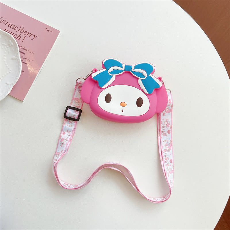 Stall Cartoon Silicone Soft Western Style Coin Purses